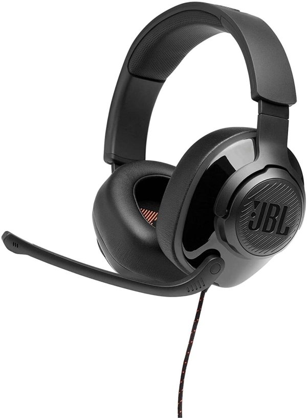 JBL Quantum 200 - Wired Over-Ear Gaming Headphones - Black