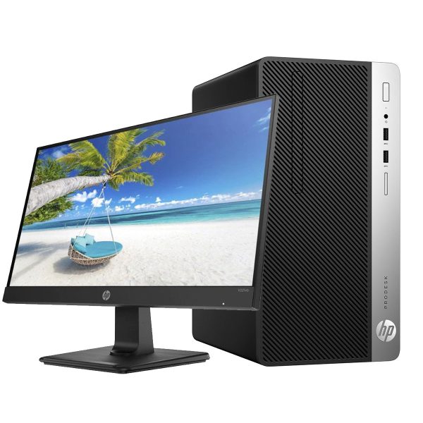 HP ProDesk 480 G4 MicroTower Intel Core i5 7th Gen 8GB RAM 1TB HDD + HP V221VB 21.5 inch FHD monitor