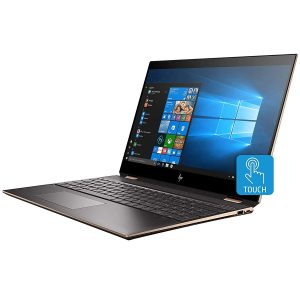 HP Spectre x360 Convertible 15t-eb000 Intel Core i7 10th Gen 16GB RAM 1TB SSD + 32GB Optane NVIDIA GeForce GTX 1650Ti 4GB GDDR6 15.6 Inches 4K UHD Multitouch Display