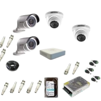 Hikvision 4 Camera CCTV Installation Kit