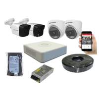 Hikvision 4 ColorVu CCTV Cameras