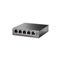 TP-Link 8-port 10/100Mbps Desktop PoE Switch, 4 PoE ports + 4 non PoE ports, 57W PoE Budget TL-SF1008P