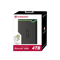 Transcend 4TB USB 3.1 Storejet 25M3 Portable Hard Drive 