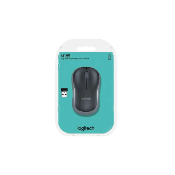 Logitech M185 Compact Wireless Mouse.