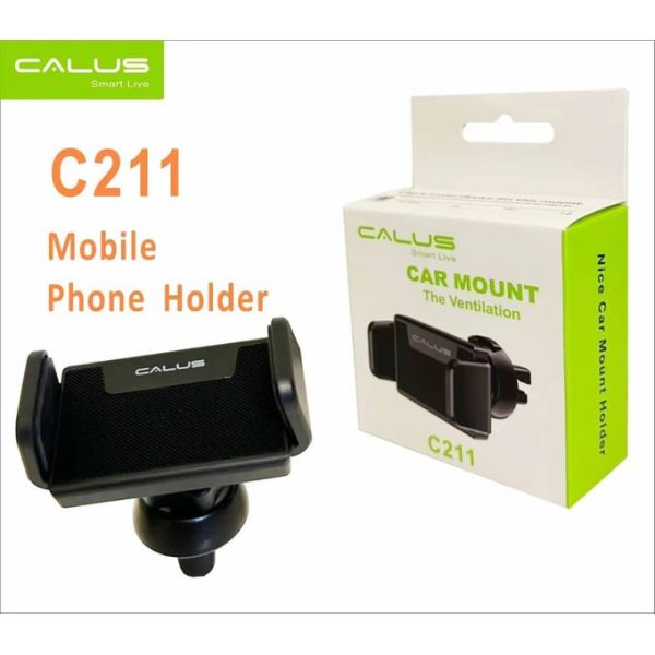 Calus C211 Magnetic Sunction Car Holder Car Phone Mount Clip Strong Absorption With Automatic Tightening Holder Bracket Stand Black