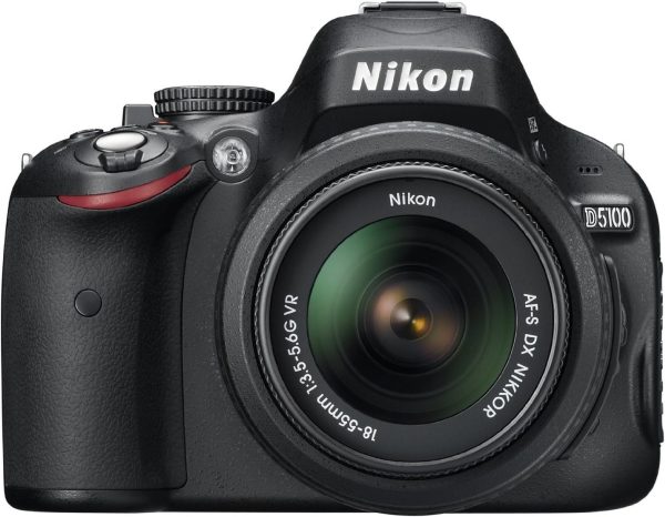 Nikon D5100 16.2MP Digital SLR Camera & 18-55mm VR Lens Black