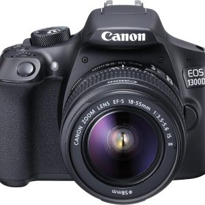 Canon EOS 1300D 18MP Digital SLR Camera (Black) with 18-55mm ISII Lens