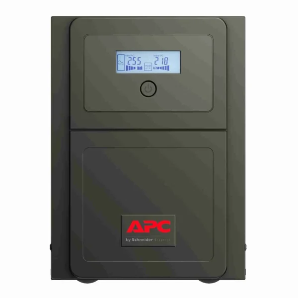 APC SMV1500AI-MSX Easy UPS Line Interactive 1500VA, Tower, 230V, 4 Universal Outlets, AVR, LCD