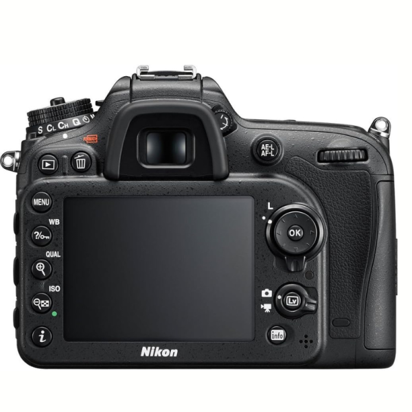 Nikon D7200 DX-format DSLR with kit lens