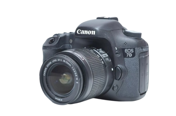 Canon EOS 7D DSLR 20.2MP 10fps 18-55mm Camera