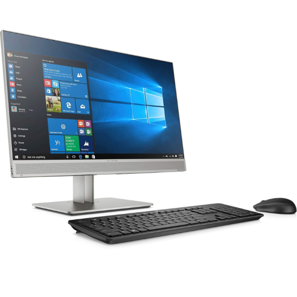  HP EliteOne 800 G5 All-in-One Business PC Intel Core i7-9600 Processor 23.8" IPS widescreen WLED Backlit Anti-glare Touchscreen 8GB DDR4-2666 RAM 256GB +500GB SSD Intel UHD Graphics 630