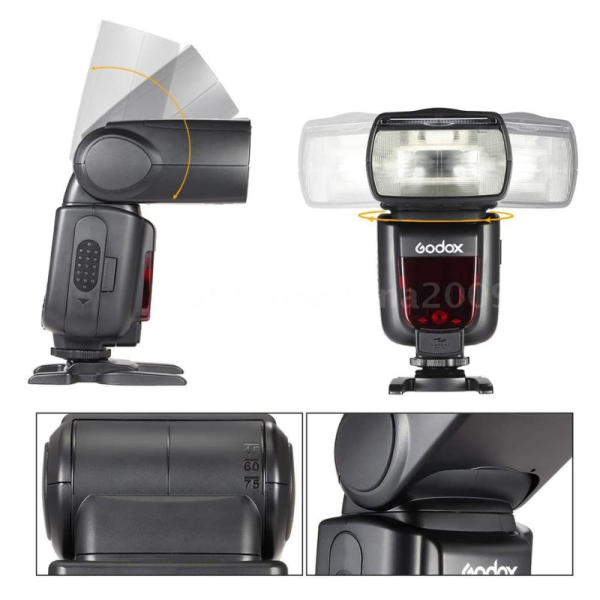 Godox TT685II-S TTL Flash GN60 Speedlite Build-in 2.4G Wireless Transmission, 1/8000s High-Speed-Sync Camera Speedlight Compatible with Sony DSLR Cameras A58 A7RII A7II A99 A9 A7R A6300