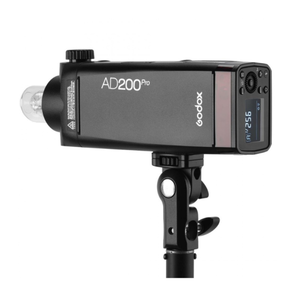 GODOX AD200 Pro AD200Pro 200Ws 2.4G Flash Strobe, 1/8000 HSS, 500 Full Power Flashes, 0.01-1.8s Recycling, 2900mAh Battery, Bare Bulb/Speedlite Fresnel Flash Head Pocket Flash Monolight