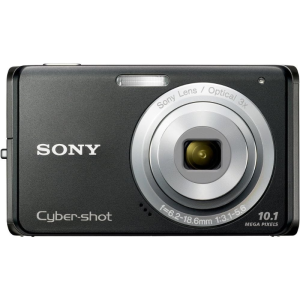 Sony Cybershot DSC-W180 10.1MP Digital Camera with 3x SteadyShot Stabilized Zoom and 2.7-inch LCD (Black)