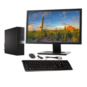 Dell OptiPlex 5040 SFF Small Desktop Intel Core i5-6500 8GB 1600MHz DDR3L Ram 256GB SSD Windows 10 Pro Dell 22 Inch LED Monitor with 2gb Nvidia GT610 Graphics card