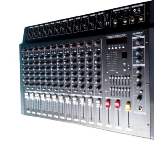 Max Audio Powered Mixer, 12 Channel