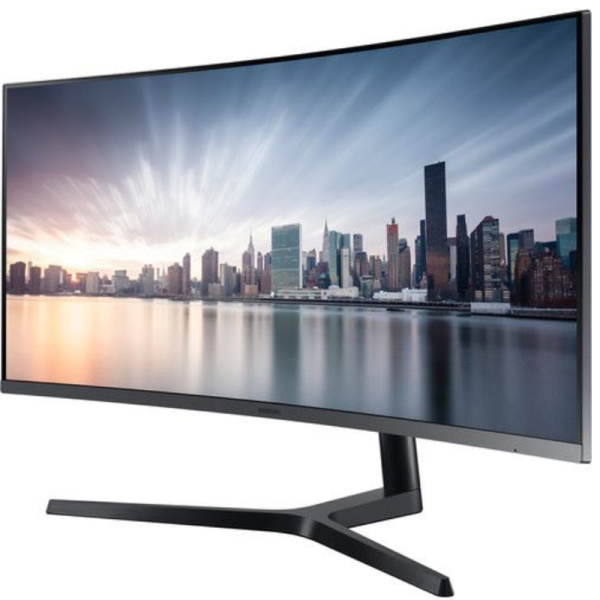 Samsung C34H890WJN - 34 Inch (3440 x 1440) WQHD UltraWide Professional LED Curved Monitor