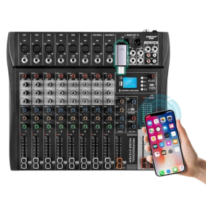 8 Channel Professional Audio Mixer