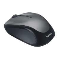 Logitech M235 Wireless USB Mouse for Windows and Mac - Black/Grey