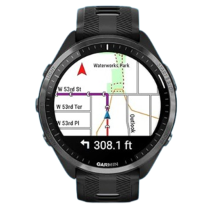 Garmin Forerunner® 965 Running Smartwatch, Colorful AMOLED Display, Training Metrics and Recovery Insights, Black and Powder Gray