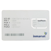 INMARSAT ISATPHONE Satellite Phone PREPAID SIM Card