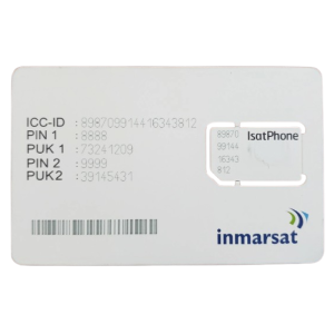 INMARSAT ISATPHONE Satellite Phone PREPAID SIM Card