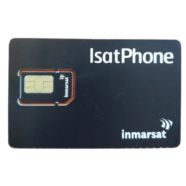 INMARSAT ISATPHONE Satellite Phone PREPAID SIM Card