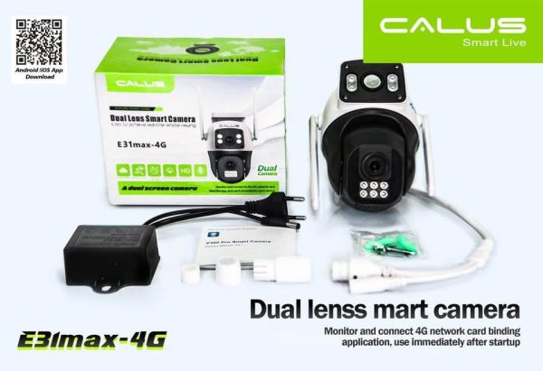 Calus E31max Dual Lens 4g Smart Security Camera