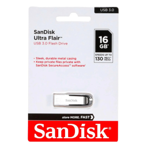 SanDisk Ultra Flair USB 3.0 Flash Drive – 16GB