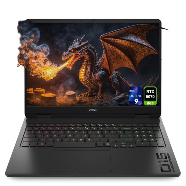 HP OMEN 16 Gaming Laptop, Intel Ultra 9-285H, 32 GB DDR5 RAM, 2 TB PCIe SSD, 16" 240 Hz Display, Nvidia GeForce RTX 5070, RGB Backlit Keyboard, W11 Home, Shadow Black