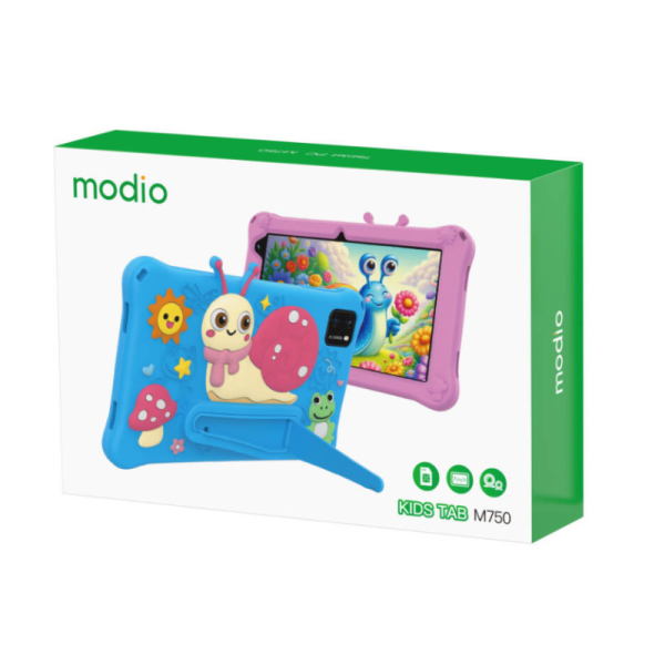 Modio M750 Kids Tablet, 6GB RAM, 256GB ROM, Wi-Fi SIM, 7-inch