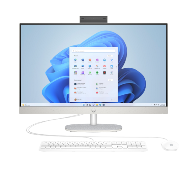 HP All-in-One 27-cr0028nh PC 13th Gen Intel Core i7-1355U, 16GB RAM, 1TB SSD, 27″ FHD display, 720p HD Camera